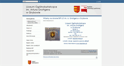 Desktop Screenshot of logrybow.powiat.nowy-sacz.pl